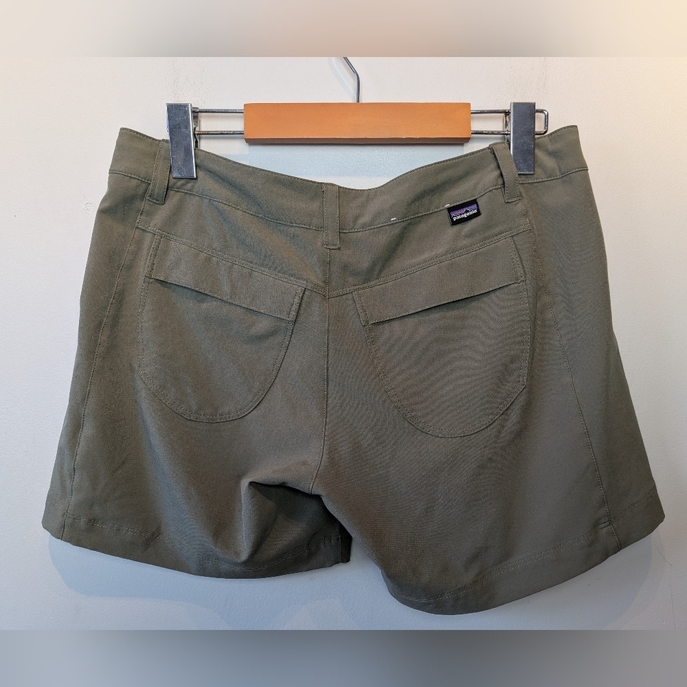 PATAGONIA Outdoor Women Kaki Short Size 6 Activewear - Picture 4 of 10